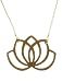 Nashelle Designs Vignette Butterfly Necklace, Color Gold