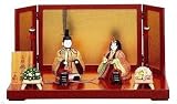 一秀 作 ひな人形 木目込 雛人形 親王飾 桃山雛 束帯中 正絹