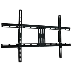 Strong black slim-fit wall bracket fits 37" LG model 37LH3000 mounting the TV just 30mm off the wall, supplied with all fittings and instructions. Easy and fast to fit.