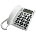 Doro - Phone Easy 312c - Telephone Filaire Grosse Touche - blanc