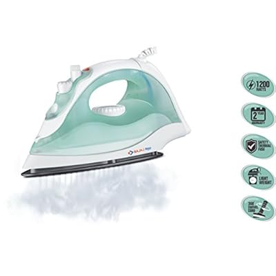 Bajaj majesty MX 7 steam iron green color 1200 watt