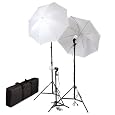 Cowboystudio 3 Photography Video Photo Portrait Studio Umbrella Continuous Lighting Kit WITH THREE perfect day light CFL bulb 5500K & UMBRELLAS CASE FOR PRODUCT, PORTRAIT, & VIDEO SHOOT