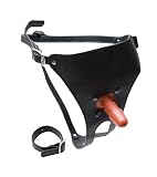Doc Johnson Vac-u-lock Ultra Harness 3000 Leather Harness With Plug
