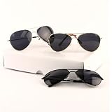 One Dozen (12 units) Smoke Lens Aviators (3 Frame Colors) by