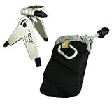 Carrying Pouch (black) and flexible Mini Tripod Combo for KODAK PlayTouch / ZxD / Zx1 / Zi6 / Zi8 Pocket Video Camcorder