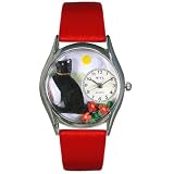 Whimsical Watches Women's Basking Cat Yellow Leather Watch
#S0120009