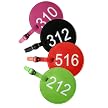 pb GREEN 214 Area Code Luggage Tags