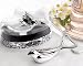 The Love Dove Silver Chrome Bottle Opener in Elegant Oval Showcase Giftbox