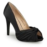 Peeptoes mit eleganter Raffung