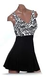It Figures! Slender Thighs Collection Baroque Swimdress Swimsuit RETAIL VALUE $110
