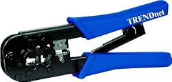 TRENDnet 8P/RJ-45 and 6P/RJ-12, RJ-11 Crimp, Cut,  and Strip Tool, TC-CT68