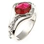 Schumann Design Herr der Ringe Narya Ring 925 Sterling Silber 1006