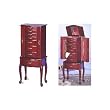 Deluxe Jewelry Armoire in Mahogany Finish By Coaster