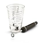 BonJour Barista Mixer 16-Ounce Frothing Cup with Automatic Battery Powered Mini Frother