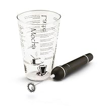 BonJour Barista Mixer 16-Ounce Frothing-Cup with Mini Frother