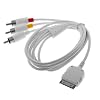 Apple iPod 3rd, 4th Generation, Mini, Photo, U2, Video, Nano, iphone and ipod touch (firmware < 2.2.1) RCA AV (Video & Audio) Cable with iPod Plug