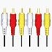 Hibaba Gold Plated 3 Phono to 3 Phono Lead 3m