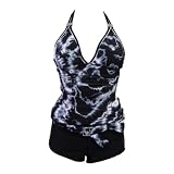 Tankini Black Top & Black Shorts Bottom