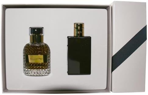 VALENTINO UOMO by Valentino EDT SPRAY 3.4 OZ &amp; AFTERSHAVE BALM 3.4 OZ for MEN ---(Package Of 3)