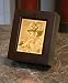 Song Bird Lithophane Shadow Box Cherry Finish Wood
