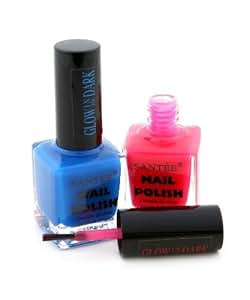 Amazon.com : Santee Nail Polish 6pc Set (Glow in the Dark Collection