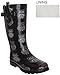 Capelli New York Ladies Woven Owl Print Tall Fleece Lined Rain Boot