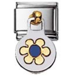 Nomination Composable Damen-Bead Classic 2K Nature Blume Ohne Stiel Blau 031204/21 Preisvergleich