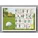 Hoffmaster 310630 Dollar Wise Recycled Paper Fashion Placemat, 14" Length x 10" Width, Golf Tips and Terms (Case of 1000)