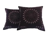 Newport Layton Home Fashions 2-Pack Spinning Wheel Pillow, Purple