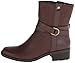 AK Anne Klein Women's Loraine Leather Motorcycle Boot
