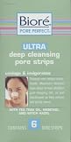Biore Ultra Deep Cleansing Pore Strips 6 Nose Strips
