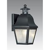 Amwell - 1 Light Small Colonial Outdoor Lighting Wall Lamp Fixture - Bronze - B2031