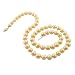 Jewelry : 14k Yellow Gold 7-7.5mm Dyed Golden Freshwater Cultured Pearl Necklace, 18"