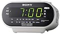 Sony ICF-C318 Automatic Time Set Clock Radio with Dual Alarm (White)