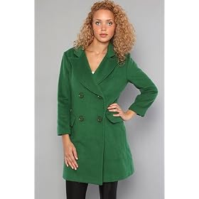 BB Dakota The Bennett Coat in Emerald,Winter Coats & Jackets for Women