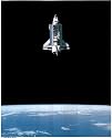 NASA Space Shuttle mission Print rocket astronaut RARE - 16" x 20"