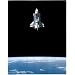 Nasa Space Shuttle Mission Rocket Astronaut Art Poster Print - 16" X 20"