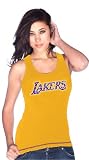 Majestic Threads Los Angeles Lakers Fisher Player Tank Top, Large, Gold