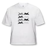 CherylsArt Animals Cat Art - Acrobat Cats - T-Shirts
