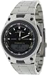 Casio Men's Casual Sports AW80D-1AV Silver Stainless-Steel Quartz Watch with Black Dial