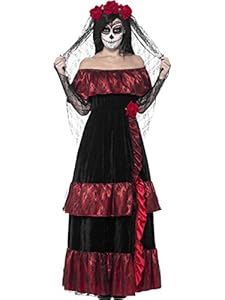 Smiffy's Women's Day Of The Dead Bride, Multi, Large