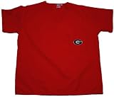 Georgia Bulldogs Red Scrub Top