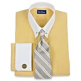 Paul Fredrick Pinpoint Oxford White Collar \ French Cuffs Dress Shirt