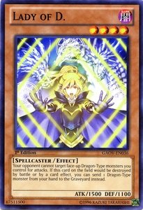 Yu-Gi-Oh! - Lady of D. (GAOV-EN036) - Galactic Overlord - 1st Edition - Common On Sale