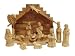 Olive Wood Nativity Set With Stable. Exquisite (14 Pieces Set)