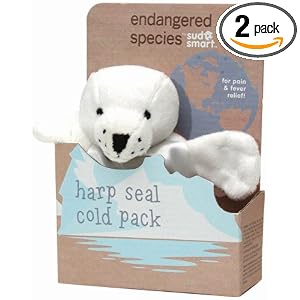 Click here to buy Endangered Species Harp Seal Cold Pack, 5.3 ounces Boxes (Pack of 2) by Endangered Species.