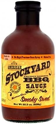 American Stockyard Smoky Sweet BBQ Sauce (2 Pack of 22.5 Oz. Bottles)