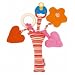 Kathe Kruse Squeaky Grab Toy in Red