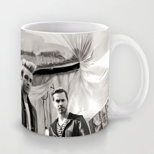 Uique Gift Choice - White 11 oz Classic White Ceramic Mugs Cutom Design with Papa Roach Jacoby Shaddix Alternative Rock Bw Coffee Mugs/Tea Mugs/Drink Cups - Dishwasher and Microwave Safe