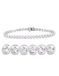 14k White Gold Diamond Bracelet, Best Quality Free Gift Box Satisfaction Guaranteed